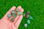 1 pc Green Carnelian Small Tumbled Stone- 1/2 inch-3/4 inch