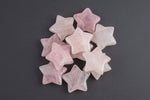 Natural Rose Quartz Gemstone Star- 28mm- Large