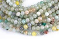 Natural Light Blue Opal Jade, High Quality in Round-Full Strand 15.5 inch Strand AAA Quality- 8mm Smooth Gemstone Beads