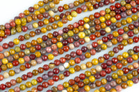 4mm Mookaite Beads Faceted Round Mookaite Jasper .  4mm- Full 15.5 Inch Strand-  AAA Quality AAA Quality Gemstone Beads