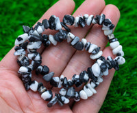 Zebra Jasper Stretchy String Bracelet Natural Gemstone Crystal Bracelets Handmade Jewelry Bracelet Crystal Bracelet