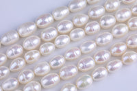 10*15mm  Potato Nugget Pearl A Quality Round Freshwater Pearl