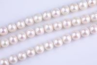 Natural 10-11mm High Quality Round Freshwater Pearl Jumbo Size AA Quality Gemstone Beads- 15 inch per strand