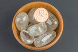 Natural Cloudy Quartz Tumbled Nuggets- 100 grams-3.5 ounces - .5 inch-1.5 inch Size- Roughly 8 pcs per bag