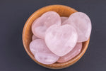 1 Pc Rose Quartz Heart Shaped Healing Stones Gemstone Hearts Healing Stones