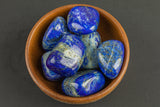 Natural Lapis Lazuli Tumbled Nuggets- 100 grams-3.5 ounces - .5 inch-1.5 inch Size- Roughly 7 pcs per bag