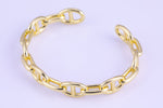 1 pcs 18kt Gold Bracelet, Marine Bracelet, Stacking Bracelets, Bracelet Bangle, Gold Plated Bracelets