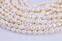 7-9mm A Quality Flat Potato Freshwater Pearl