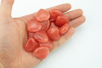 1pc Cherry Quartz Hearts 25mm