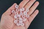 Natural Rose Quartz Pi Stone 14 mm Donut