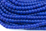 8mm Crystal Barrel  -2 or 5 or 10 STRANDS- 16 Inch Strand- Sapphire Blue