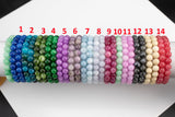 Jade Bracelets 8mm Stackable Round Gemstone Jade Bracelets - Handmade - WHOLESALE - 8mm 7" - 7.5"