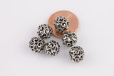 Bead 925 Bali Sterling Silver Spacer Beads - 9mm to 10mm - 1pc per order - s12