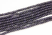 Blue Goldstone Beads Faceted Roundel 6mm Beads Puffy Full Strand 15.5 Inches Long AAA Quality