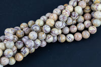 Natural Autumn Leaf Jasper Beads 10mm Full Strand 15.5 Inches Long AAA Quality