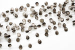 Natural Smokey Quartz beads,  Teardrop Briolettes- 20pcs per strand- 7x9mm