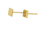 Square Stud- Gold Filled Ball Earring Stud- 14/20 Gold Filled- USA Product- 5mm