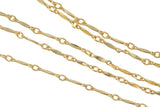 Gold Filled Satellite Hammered Tubed Chain, Wholesale, USA Made, Chain by foot