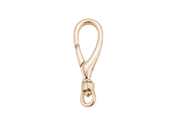 1 pcs- Dainty Self Closing Swivel Clasps - Triggerless - 18kt Gold for Charm Lock Jewelry Supply Component- 10x31mm