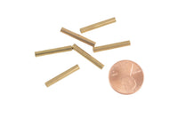 Brass Capped Tube-Earring copper accessories-Earring connector-Brass -Earring pendant-Brass jewelry- 2.5mm thick