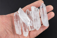 Natural Quartz Points Shards A+ Thick Large Jumbo Quartz Crystal Needle Points Point, Choose Quantity (Raw Quartz Crystals for Jewelry
