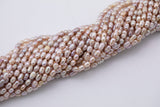 Natural Freshwater Pearl Light Peacock Potato Pearls 5x6mm
