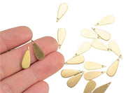 Brass earrings-Earring copper accessories-Earring-Brass earring charms-Earring Charm -Brass jewelry-Teardrop shape earrings- 7X18mm- ss01