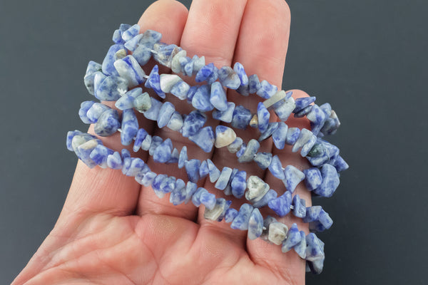 Sodalite Stretchy String Bracelet Natural Gemstone Crystal Bracelets Handmade Jewelry Bracelet Crystal Bracelet