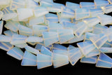 Opalite Quartz- Fan Shaped- Loose Beads- 16mm