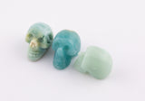 1 Pc Natural Amazonite Skull Skulls ~1" - Self Standing - Not Drilled