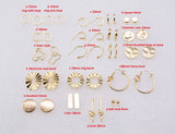 4pcs 14k Gold Earring Stud Findings Earrings stud findings earring findings