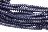 Natural Blue Gold Stone- High Quality in Faceted Roundel- 4mm, 6mm, 8mm, 10mm, 12mm Gemstone Beads