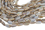 Natural Mother of Pearl, Oblong 8x18mm- Full 15.5 inch strand Gemstone Beads Shell Beads
