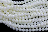 Natural Mother of Pearl, High Quality in Round Gemstone Beads Shell Beads