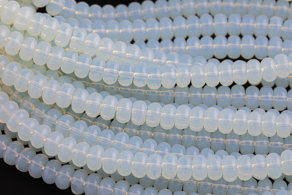 6mm 8mm Opalite Beads Roundel Rondelle Opal Smooth Full Strand 15.5 inch Strand