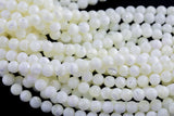 Natural Mother of Pearl, High Quality in Round Gemstone Beads Shell Beads