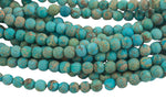 LARGE-HOLE beads!!! 8mm or 10mm Smooth -finished round. 2mm hole. 7-8" strands- Sea Sediment Jasper- Blue Big Hole Beads