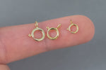 Gold Filled Open Spring Ring Clasp - 14/20 Gold Filled- USA Product