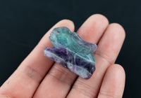 1 Pc Rabbit Bunny Fluorite Animal Figurine Super Cute about 2"