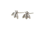 925 Sterling Silver- Bee Earring Stud-- USA Product-6mm