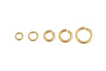 Gold Filled Extra Thick Gauge SUPER STRONG Jump Rings 3mm 4mm 5mm 6mm 7mm 8mm. Carbon Steel - Very sturdy 18K 14K