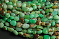 Natural Chrysoprase Nuggets Beads -16 Inch strand - Wholesale pricing AAA Quality- Full 16 inch strand Gemstone Beads