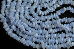 Natural Blue Laced Agate Beads - Around 7-8mm in dimensions -16" strands - Wholesale pricing AAA Quality Gemstone Beads