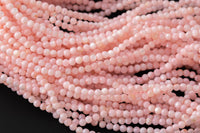 Pink Mother of Pearl, High Quality in Round Gemstone Beads Shell Beads