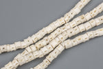 Natural African Fish Bone Beads, Irregular Roundel, about 5mm Size, long strands. 42" Gemstone Beads