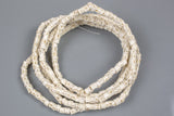 Natural African Fish Bone Beads, Irregular Roundel, about 5mm Size, long strands. 42" Gemstone Beads